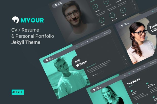 Myour - Resume & Personal Portfolio Jekyll Theme