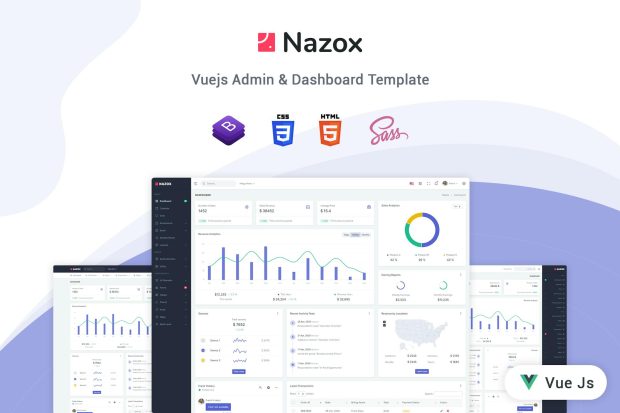 Nazox - Vue Js Admin & Dashboard Template