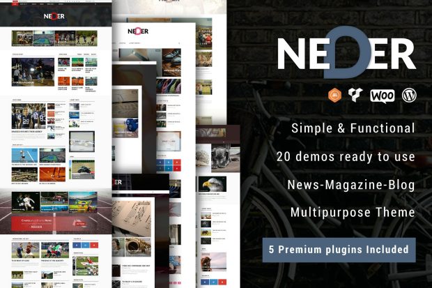 Neder - WordPress News Magazine and Blog Theme 1.0