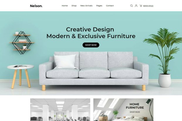 Nelson - Furniture Store eCommerce HTML Template