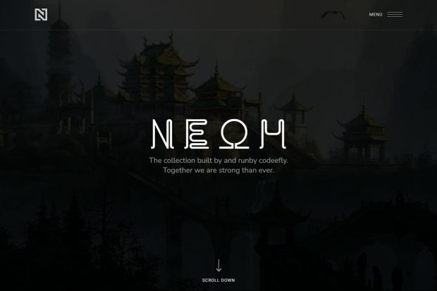 Neoh - NFT Portfolio  React Nextjs Landing Page