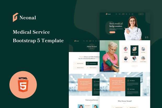 Neonal - Medical Service Bootstrap 5 Template