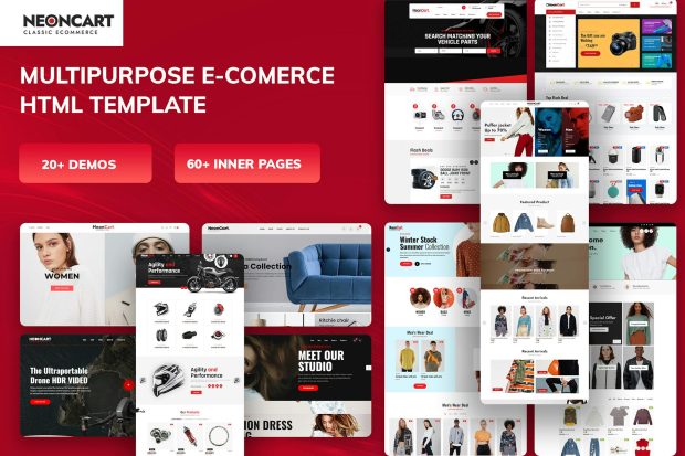 NeonCart - Multipurpose Ecommerce Shop Template