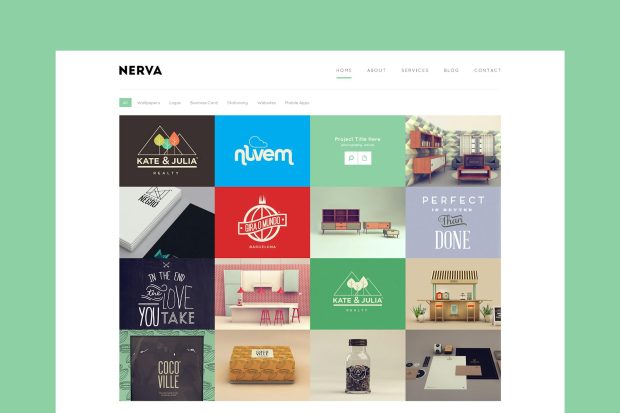 Nerva - Minimal Design HTML Template