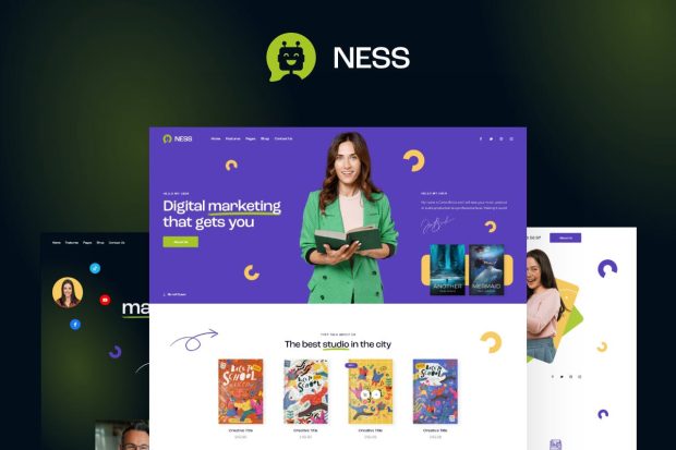 Ness - Marketing Agency & SMM WordPress Theme 1.4.0