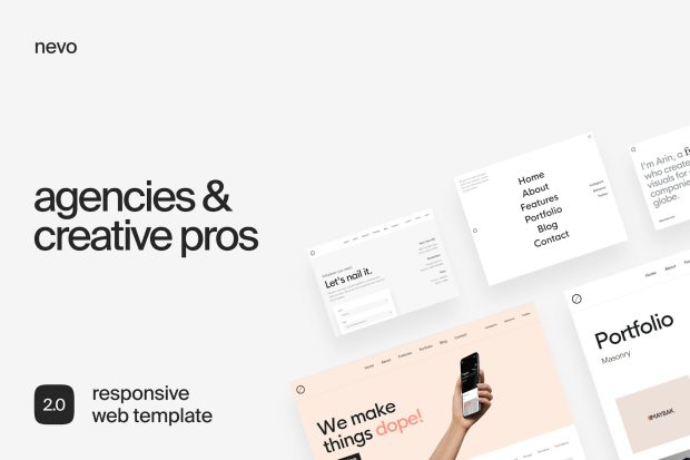 Nevo | Agency & Creatives Template