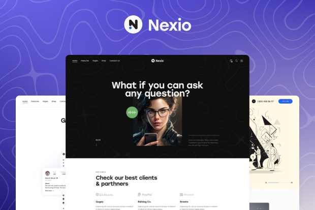 Nexio - Digital Creative Agency WordPress Theme + AI 1.5.0