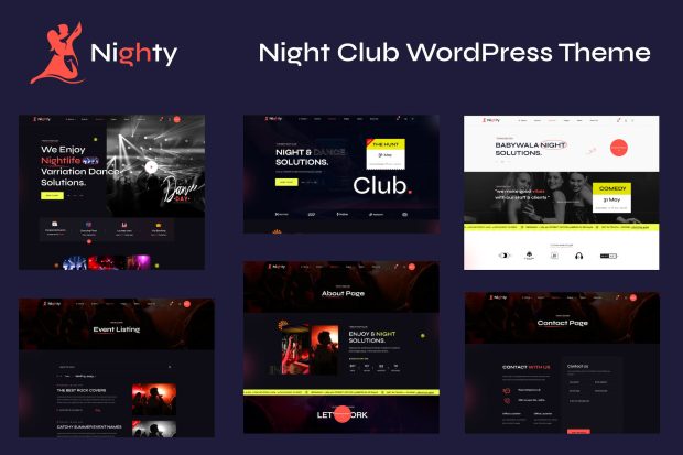 Night Club Bar WordPress Theme - Nighty 1.0.3