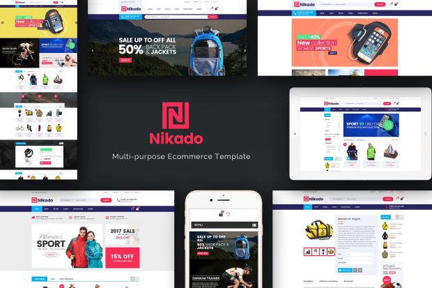 Nikado -Responsive Theme for WooCommerce WordPress 1.1.9