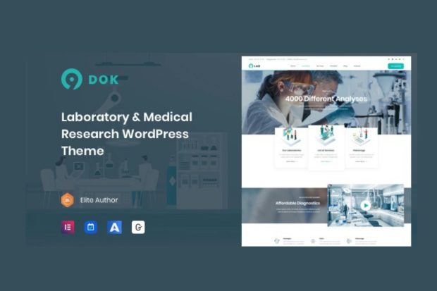 Ninedok - Laboratory & Research WordPress Theme 1.1.4