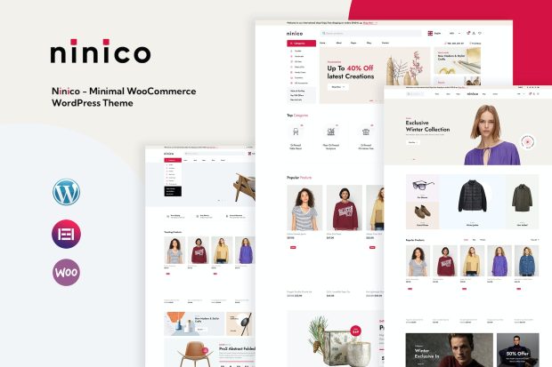 Ninico - Minimal WooCommerce WordPress Theme 1.0.4