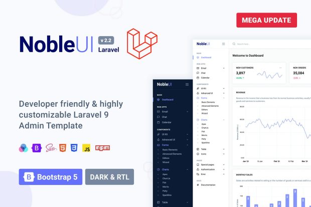 NobleUI - Laravel Admin Template