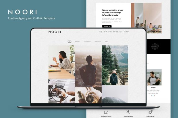 Noori - Creative Agency and Portfolio Template