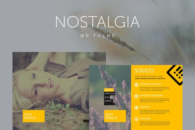 Nostalgia - Responsive Portfolio WordPress Theme 7.8