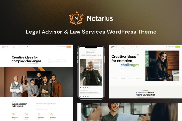 Notarius - Legal Advisor & Law Services Theme 1.3.1