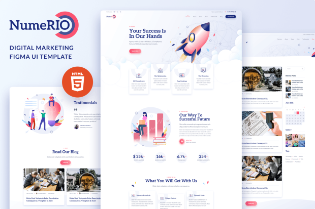 Numerio - Digital Marketing HTML Template