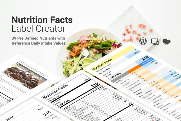 Nutrition Facts Label Creator for WPBakery 1.5.0