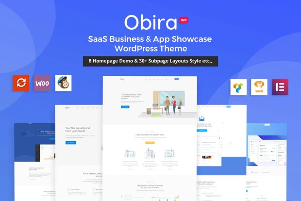 Obira - SaaS Business & App Showcase Theme 1.9.6