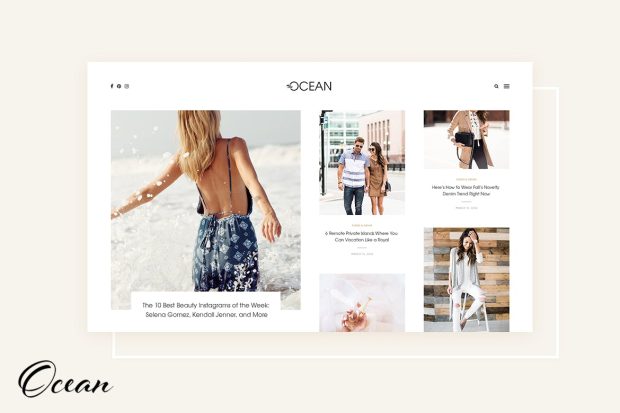 Ocean - Exquisite WordPress Blog 1.1