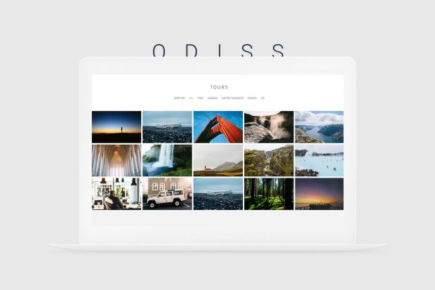 Odiss - Travel Booking Landing Page