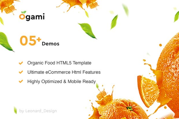 Ogami - Multipurpose Organic Store & Bakery HTML