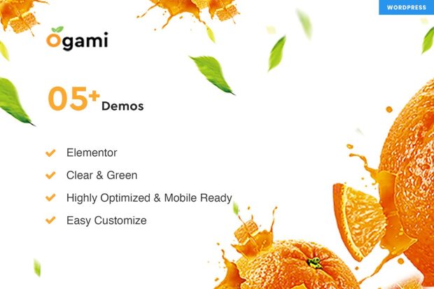 Ogami - Organic Store & Bakery WordPress Theme 1.45