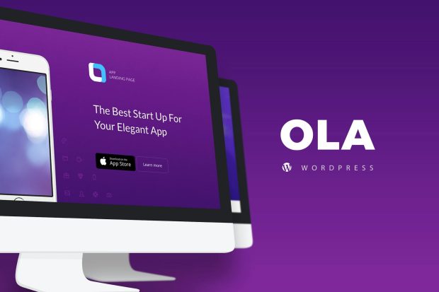 Ola - Multipurpose App Landing Page WordPressTheme 1.0.0