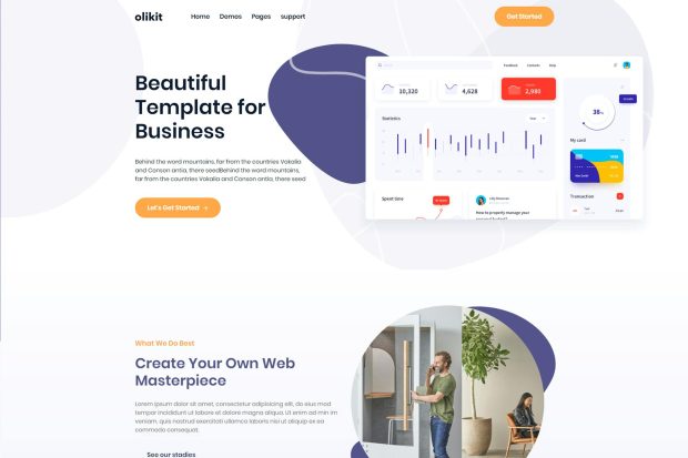 Olikit - Creative SaaS & Agency Template