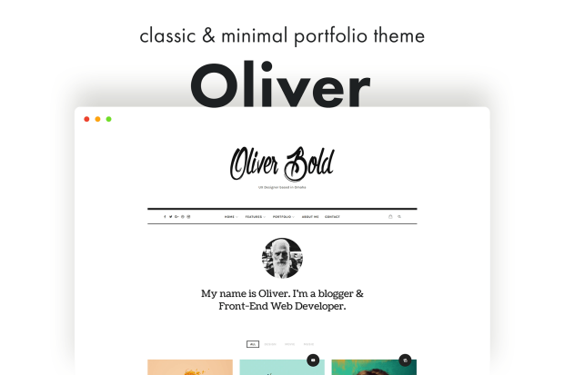 Oliver - Classic & Minimal WordPress Theme 1.2.3