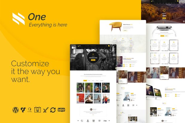 One - Business Agency Events WooCommerce Theme 1.3