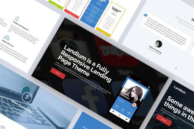 Landium - APP Landing Page WordPress 2.3.4