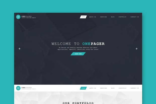 Onepager - Responsive One Page HTML Template