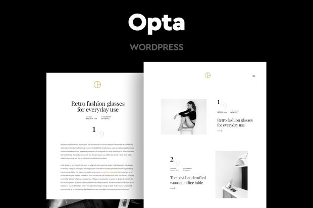 Opta - Minimal Portfolio and Photography Theme 1.7