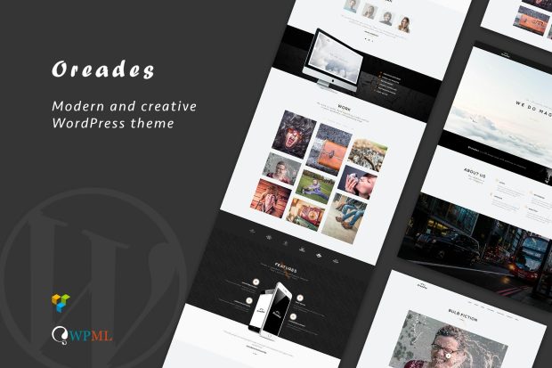 Oreades - Creative One-Page WordPress Theme 1.4.0