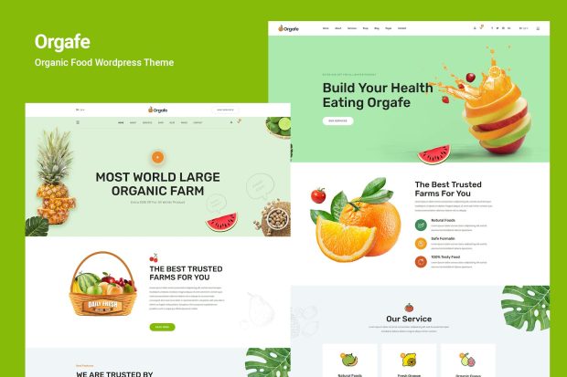 Orgafe - Organic Food WordPress Theme 1.0