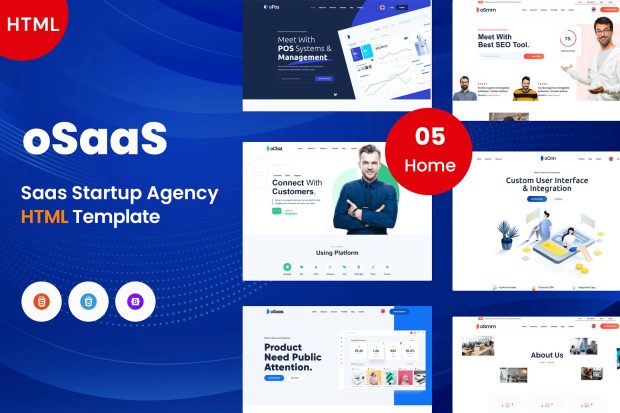 OSaaS - SaaS & Startup Agency Template