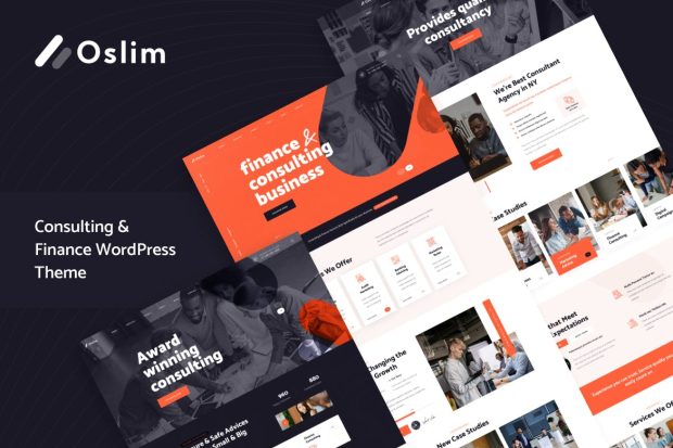 Oslim - Consulting & Finance WordPress Theme 1.0