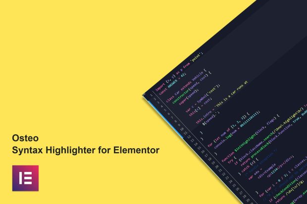 Osteo Syntax Highlighter for Elementor 1.0.0