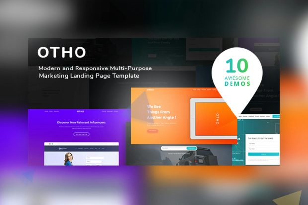 Otho - Landing Page Set