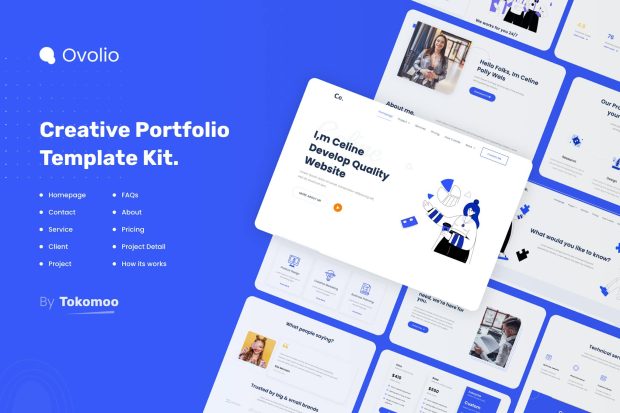 Ovolio - Creative Agency Elementor Template Kit