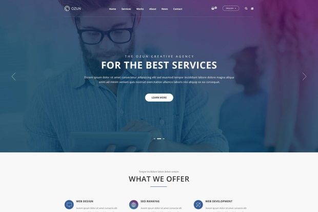 OZUN - Multipurpose HTML Template