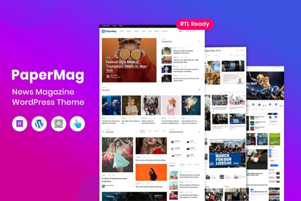 PaperMag - News Magazine WordPress Theme 1.0.3