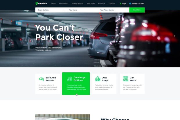 Parkivia | Auto Parking & Car Maintenance Theme 1.1.9