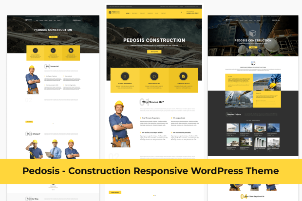 Pedosis - Construction Responsive WordPress 1.0