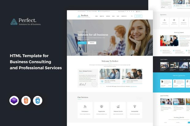 Perfect - Business Consulting HTML Template