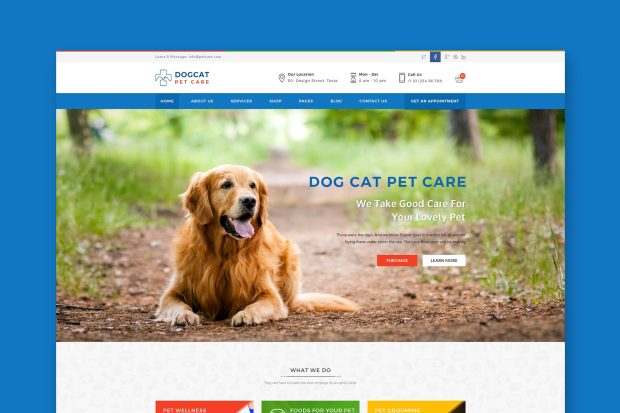 Pet Care - Veterinary HTML Template