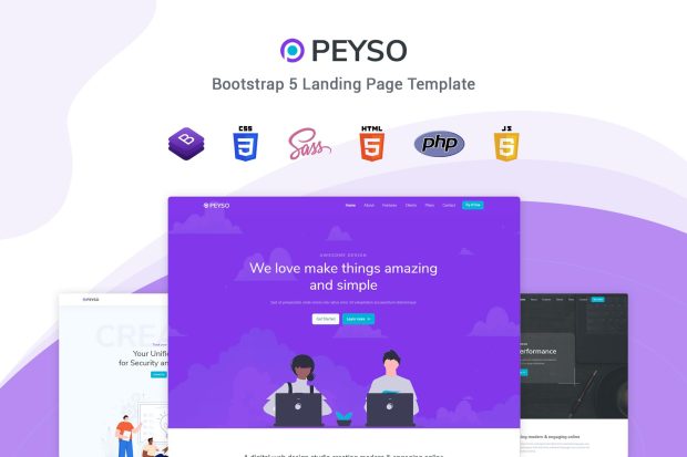 Peyso - Bootstrap 5 Landing Page Template