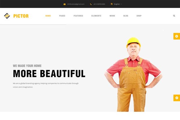 Pictor - Html Construction, Building And Business