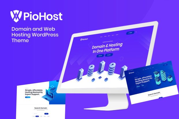 Piohost - Domain Web Hosting Elementor WordPress 1.0