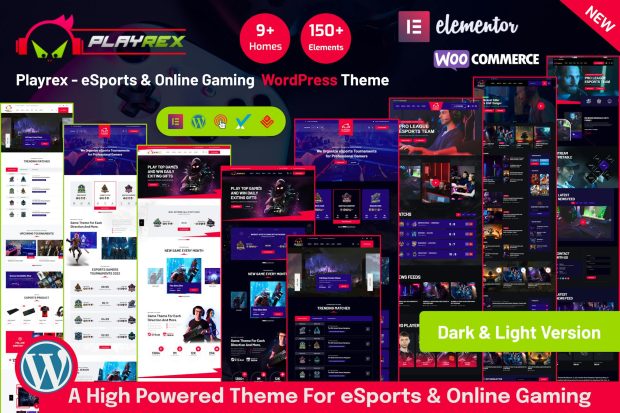 Playrex - eSports & Gaming WordPress Theme 1.3